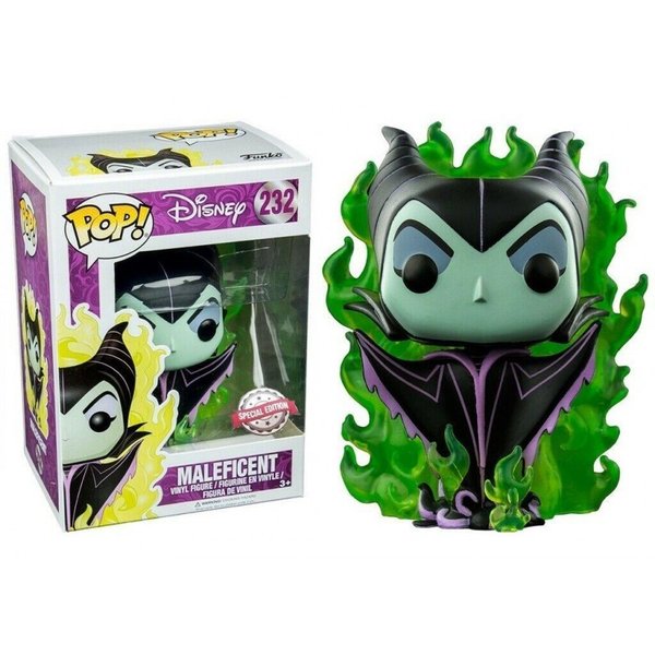 Funko POP 232 Disney Maleficent Green Flame spécial edition