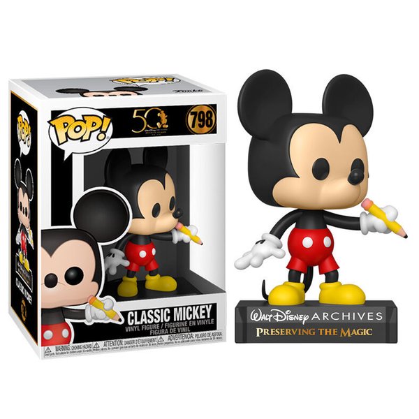 Funko POP 798 Disney Classic Mickey  50 ANS WALT DISNEY Archives