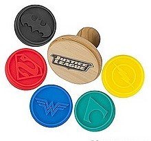 Justice League tampons pour biscuits Logos