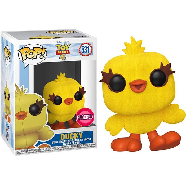 Funko POP 531 Disney Toy Story 4 Ducky Flocked Exclusive