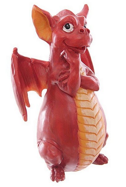 Dragon qui fume (rouge)