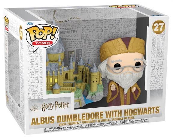 Funko POP  Harry Potter Albus Dumbledore avec Poudlard