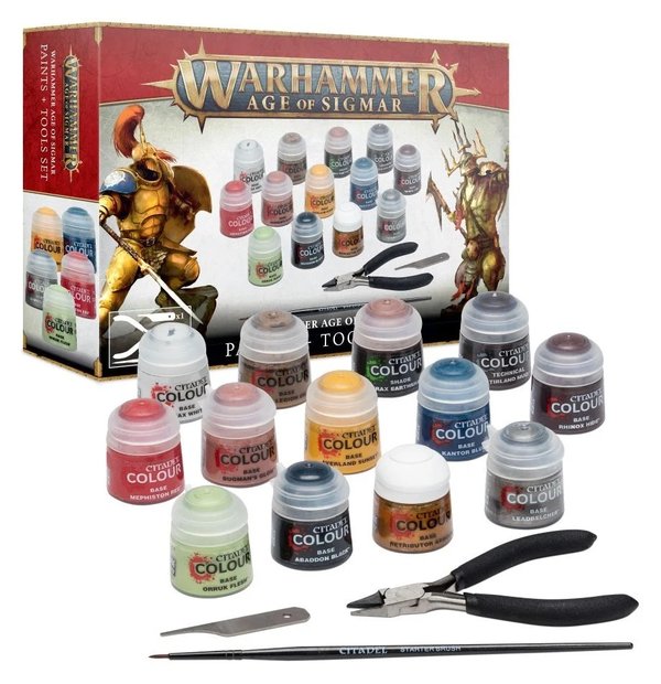 Warhammer Age of Sigmar Set Peintures + Outils