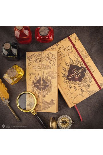 Harry Potter carnet de notes A5 Marauder's Map / carte du maraudeur
