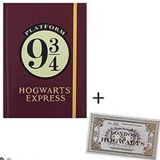 Harry Potter Cahier rigide et marque-page - Poudlard Express