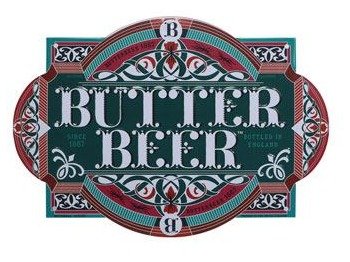 Harry Potter panneau métal Butter Beer